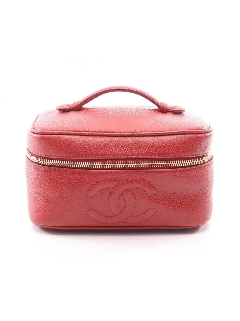 Chanel Coco Mark Vanity Handbag Grained #300176C61B